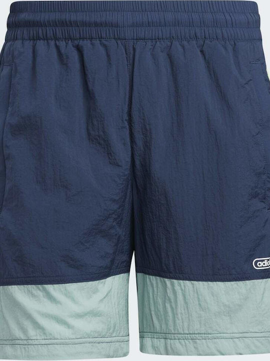 Woven Αθλητική Ανδρική Βερμούδα Hazy Green / Crew Navy