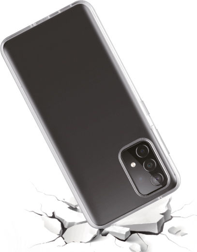 Vivanco Safe & Steady Back Cover Silicone Transparent (Galaxy A72)