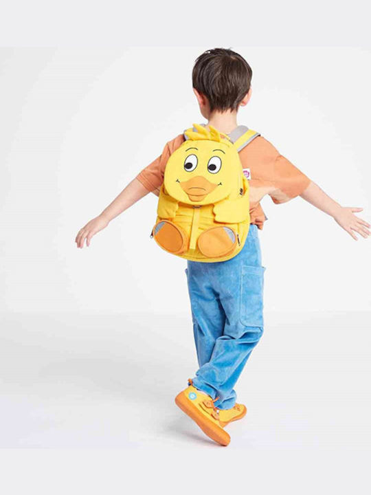 Affenzahn Παπάκι School Bag Backpack Kindergarten in Yellow color 8lt