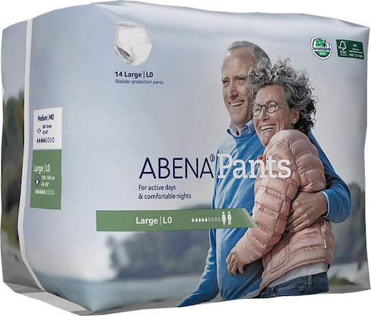 Abena Pants L0 Large Incontinence Underwear 14pcs
