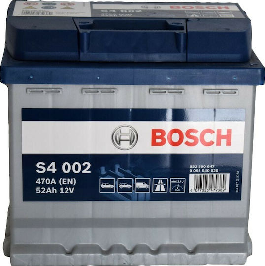 Bosch Batterie Auto S4002 mit Kapazität 52Ah und CCA 470A