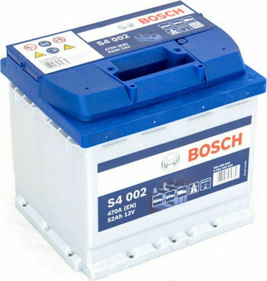 Starterbatterie S4-12 Volt, 52 Ah, 470 A, Bosch (0092S40020), Batterie