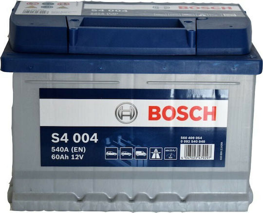 Bosch Car Battery S4004 with 60Ah Capacity and 540A CCA