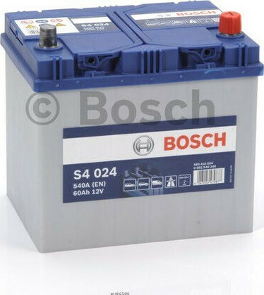 Bosch Baterie Auto S4024 cu Capacitate 60Ah și CCA 540A
