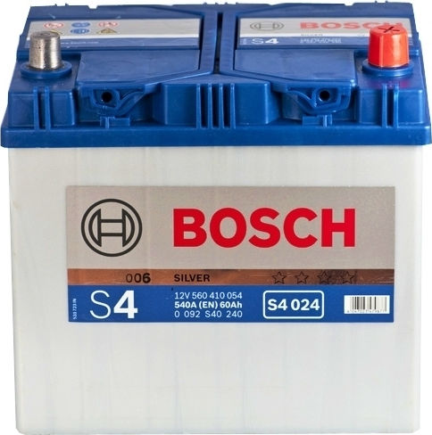 Bosch Baterie Auto S4024 cu Capacitate 60Ah și CCA 540A