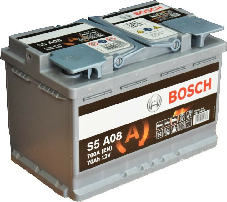 batterie bosch agm 12v 70ah 760a +d BOSCH 0092S5A080 ATPS
