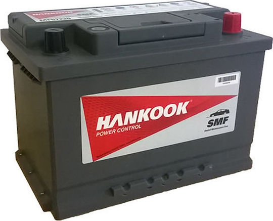Hankook Baterie Auto MF55B24LS cu Capacitate 45Ah și CCA 430A