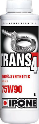 Ipone Trans4 Synthetic Motorcycle Gear Oil 75W-90 1lt