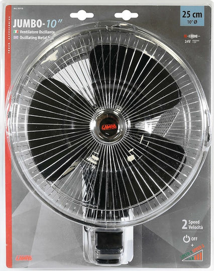 Lampa Jumbo 10'' 24V Ventilator auto 10" 24V
