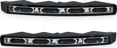 AMiO Daytime Running Lights Φώτα Ημέρας Αυτοκινήτου LED Universal 12/24V 1.5W 21.6cm 2τμχ /AM