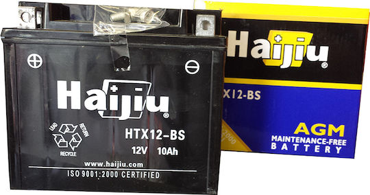 HaiJiu Motorradbatterie YTX30L-BS mit Kapazität 30Ah
