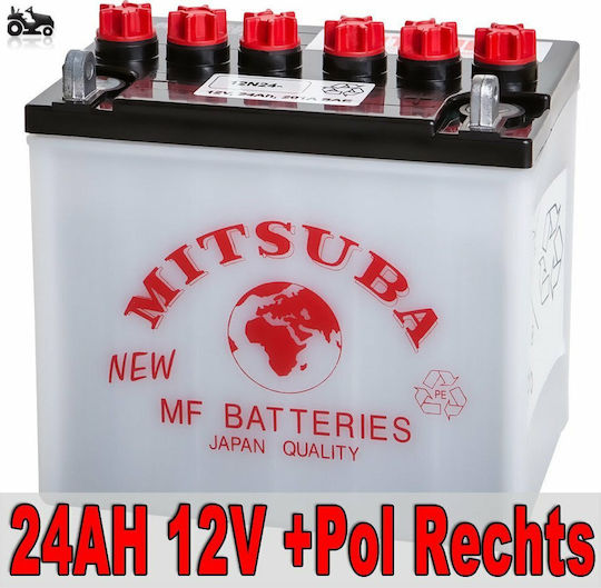 Mitsuba Baterie Auto / Camion cu Capacitate 24Ah și CCA 200A