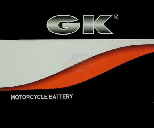 GK Closed Type Motorcycle Battery YB9-B with Capacity 9Ah