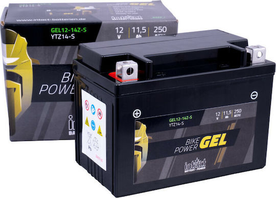 Intact Μπαταρία Μοτοσυκλέτας Gel YTZ14-S με Χωρητικότητα 11.5Ah