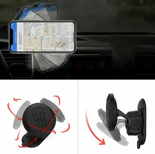 Ringke Gear Magnetic Mount Auto Handyhalterung mit Magnet Schwarz