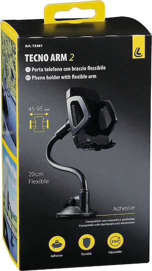 Lampa Tecno-Arm Multi-Holder Βάση Κινητού Αυτοκινήτου με Ρυθμιζόμενα Άγκιστρα Μαύρη