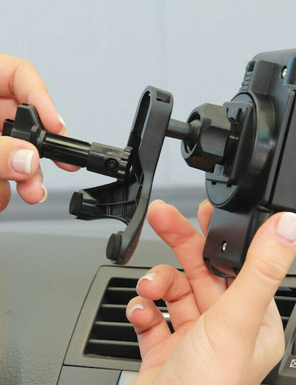 Cartech Βάση Κινητού Αυτοκινήτου Air Vent Phone Holder με Ρυθμιζόμενα Άγκιστρα
