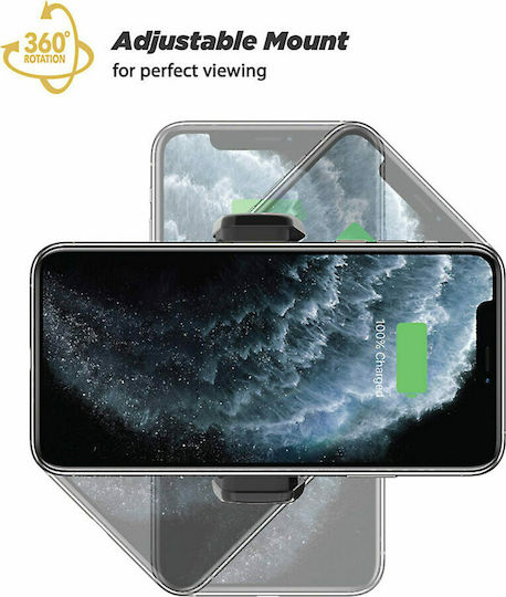 Scosche MagicGrip Double-Pivot Window/Dash Car Mobile Mount with Magnet and Wireless Charging Black