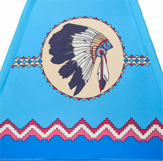 Ecotoys Cort pentru Copii Indian Albastru deschis