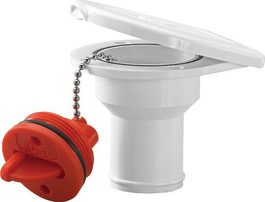 Lalizas Boat Hydraulic Spare Part Plastic Deck Fill with Flip Top Diesel Cap 38mm