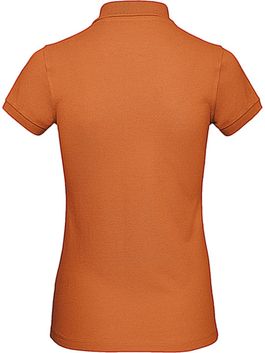 B&C Inspire Women's Short Sleeve Promotional Blouse Urban Orange