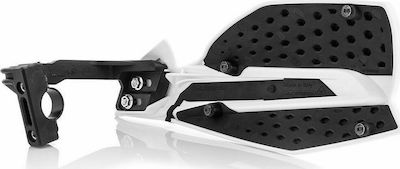 Acerbis Motorcycle Protective Hand Guards X-Ultimate Προστατευτικές Χούφτες Άσπρο/Μαύρο in White Colour 22115.237