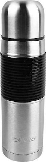 Maestro MR-1630 Μπουκάλι Θερμός Ανοξείδωτο 750ml Ασημί με Καπάκι-Κύπελλο