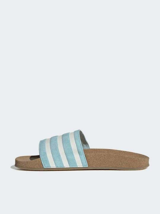 Adilette Men's Slides Hazy Sky / White