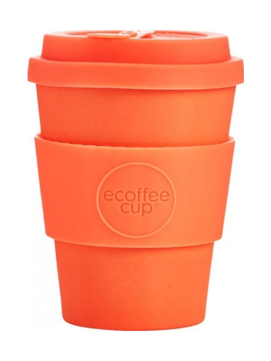 Ecoffee Cup Mrs Mills Bamboo Cup with Lid Pink 340ml