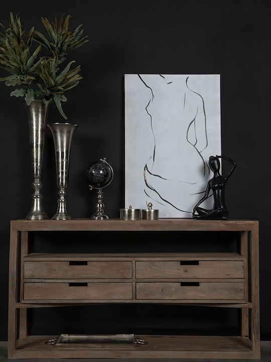 InTheBox Διακοσμητικό Κουτί Μεταλλικό Boite Ασήμι 11x11x11.5cm