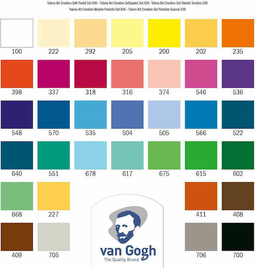 Royal Talens Soft Pastels Crayons Set Ξηροπαστέλ 36 Colours