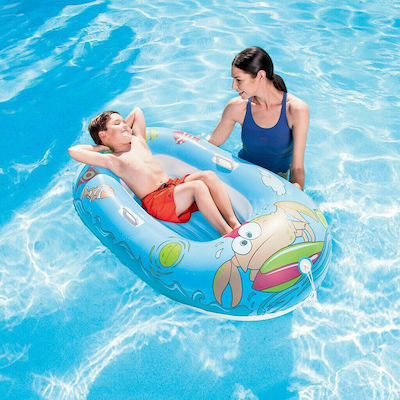 Bestway Happy Pool Raft Kids Inflatable Boat 137x89cm