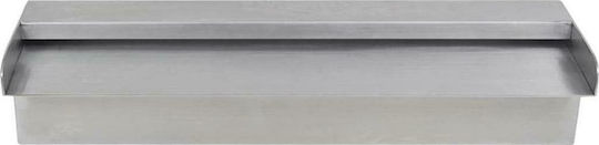 vidaXL Pool Waterfall made of Stainless Steel 45x45cm Silver