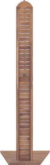 vidaXL Pool Shower Made of Natural Wood 70x75cm Brown