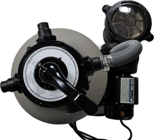 vidaXL Pool Pump Filter Three-Phase with Horsepower 0.8hp and Maximum Water Flow 17000 liters/hour
