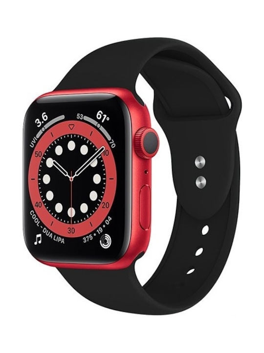 Crong Liquid Armband Black (Apple (Apple Watch 38/40/41/42mm)