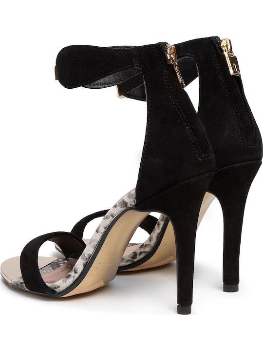Aurelis 242283 Leather Sandals Black