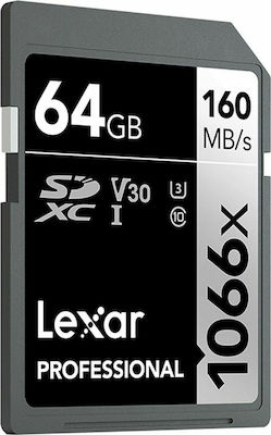 Lexar Professional SDXC 64GB Clasa 10 U3 V30 UHS-II