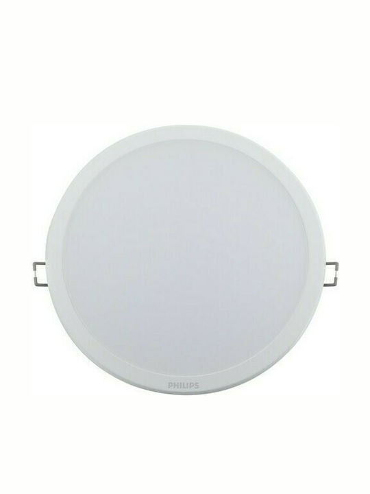 Philips DN065B Round Recessed LED Panel 22W with Natural White Light 4000K 17.5cm