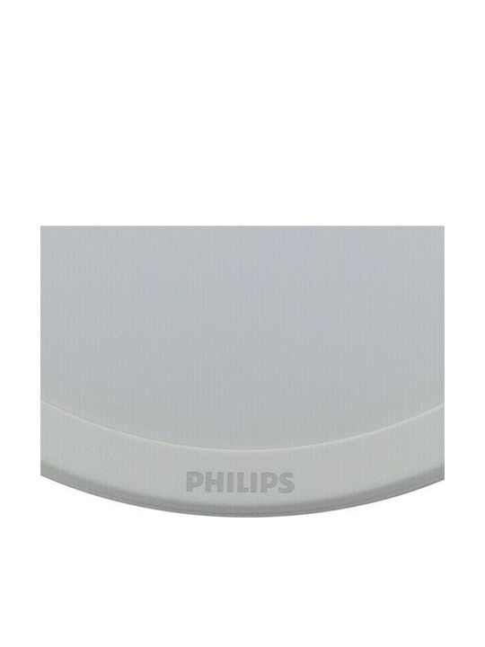 Philips Στρογγυλό Χωνευτό LED Panel 22W με Φυσικό Λευκό Φως 4000K 17.5εκ.
