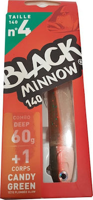 Fiiish Minnow No4 Combo Naluc artificial Fluorescent No4 14buc/15gr Negru Set 3buc