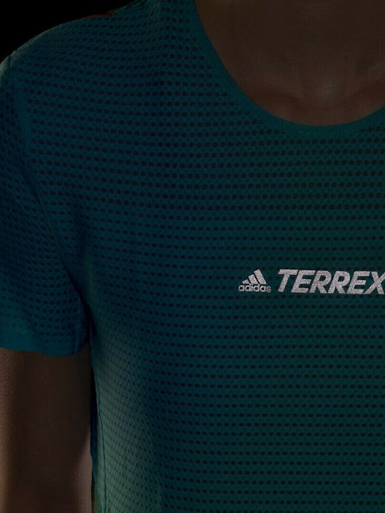 Terrex Parley Agravic TR Pro Women's T-shirt Fast Drying Mint