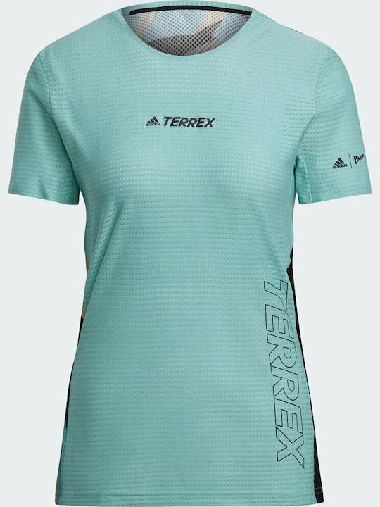 Terrex Parley Agravic TR Pro Women's T-shirt Fast Drying Mint