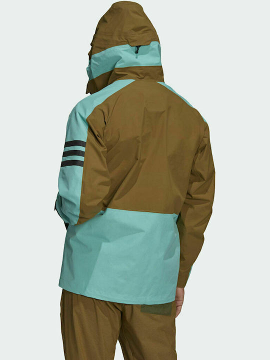 Adidas Terrex Xploric Men's Jacket Waterproof Brown