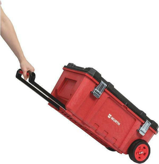 Wurth Tool Storage Plastic Wheeled Box W71xD30xH33cm 0962219005