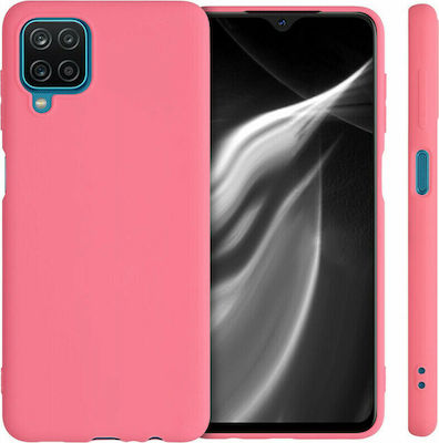 KWmobile Back Cover Σιλικόνης Neon Coral (Galaxy A12)