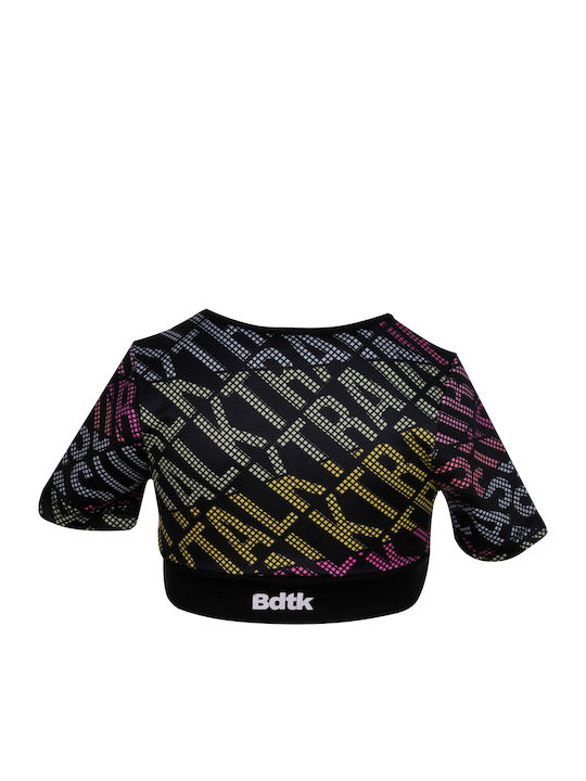 BodyTalk Crop Top Μαύρο