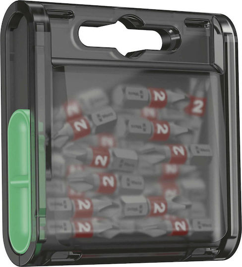 Wera Bit-Box BTZ Set 20 Screwdriver Bits Cross PH2
