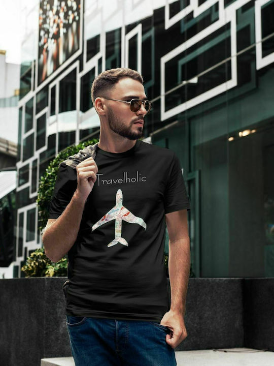 Travelholic t-shirt - WHITE