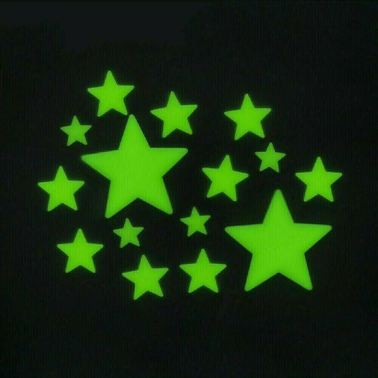 Legami Milano Kinder Wandsticker Wand Leuchtend Super Stars 24Stück